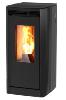 Poêle à granulés Ambria 2 noir 6kW - JOLLY MEC